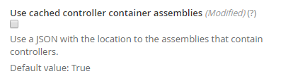 Use cached controller container assemblies
