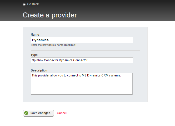 Providers and roles Dynamics