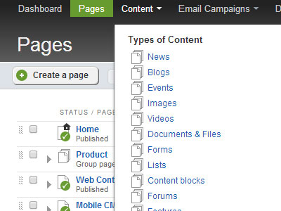 Sitefinity features Sitefinity features