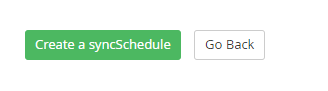 create a sync schedule